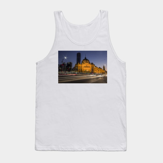 Flinders Street Station, Melbourne, Victoria, Australia. Tank Top by VickiWalsh